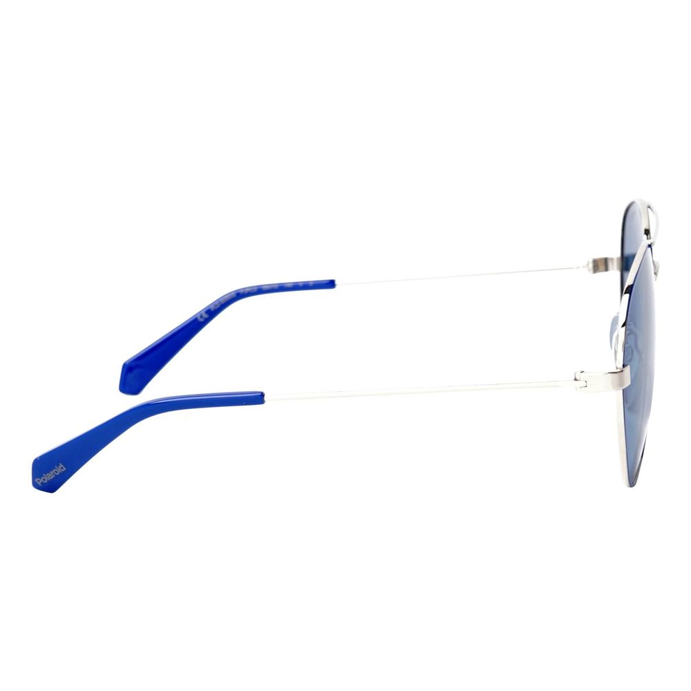 Polaroid Blue Metal Sunglasses for Timeless Elegance