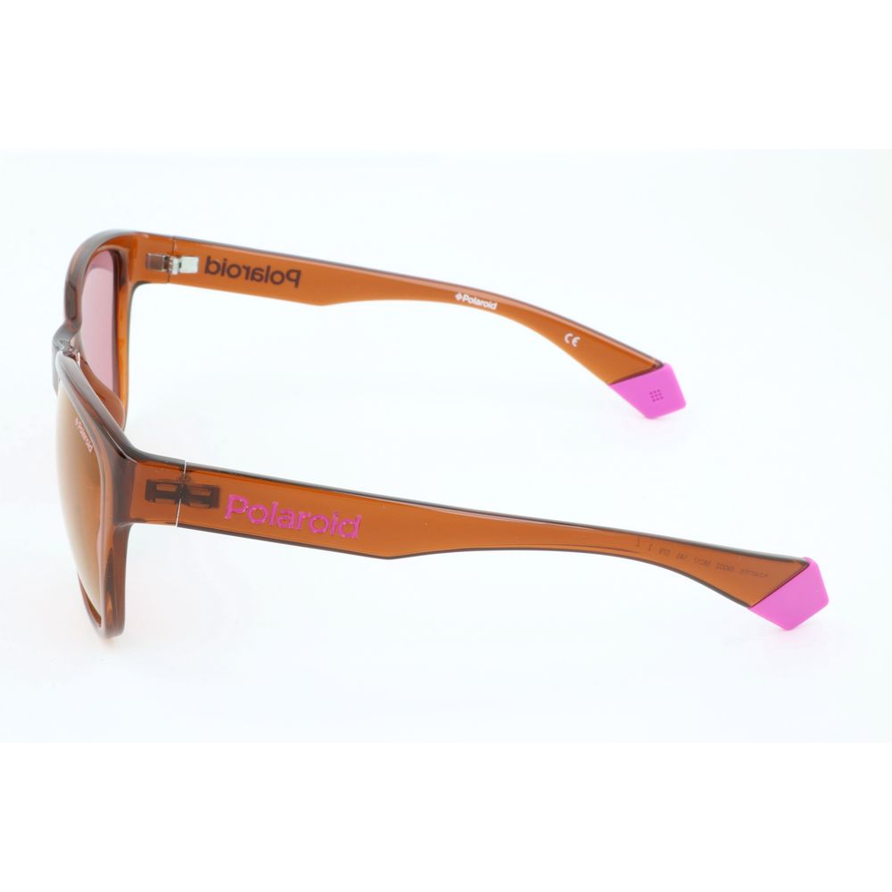 Polaroid Brown Polycarbonate Sunglasses for Timeless Elegance
