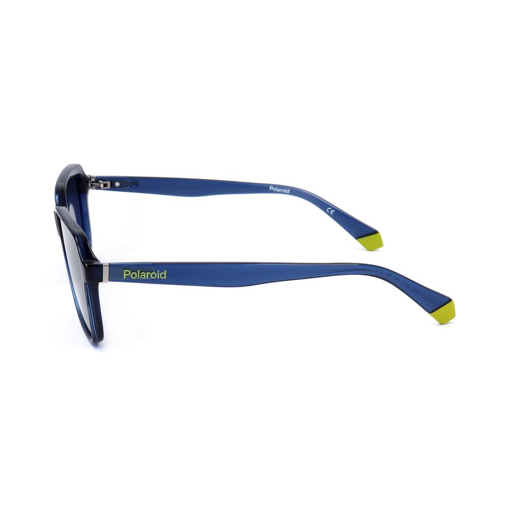 Polaroid Blue Metal Sunglasses for Timeless Elegance