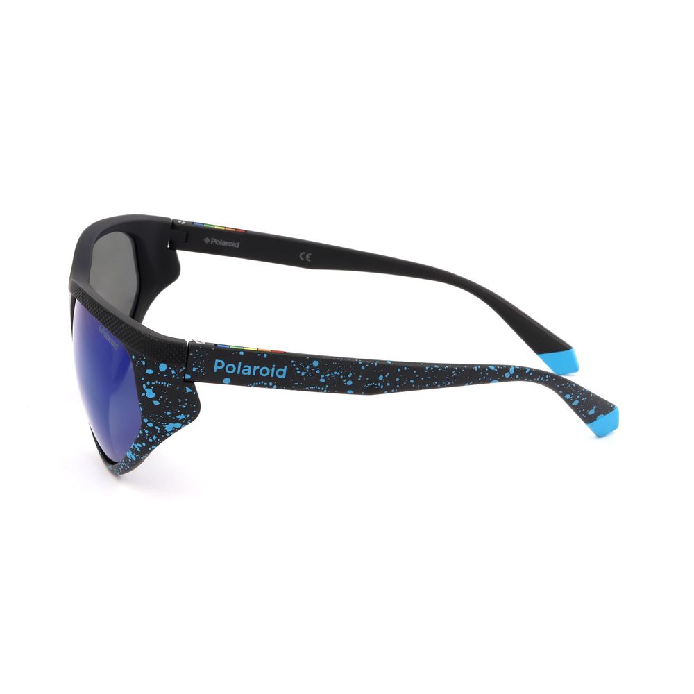 Polaroid Blue Rubber Sunglasses for Elevated Style