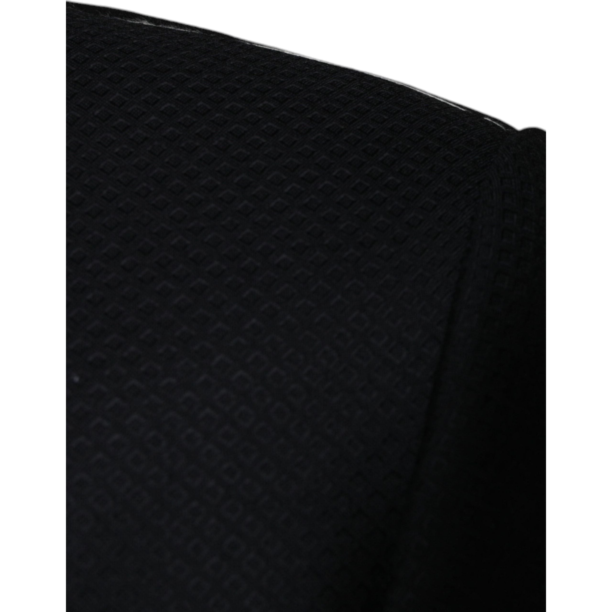 Dolce & Gabbana Black Virgin Wool Single Breasted Blazer