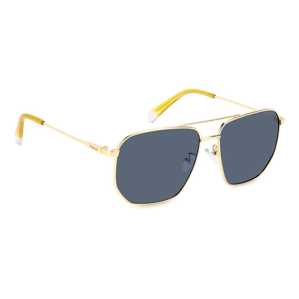Polaroid Blue Metal Sunglasses - Elegance Redefined
