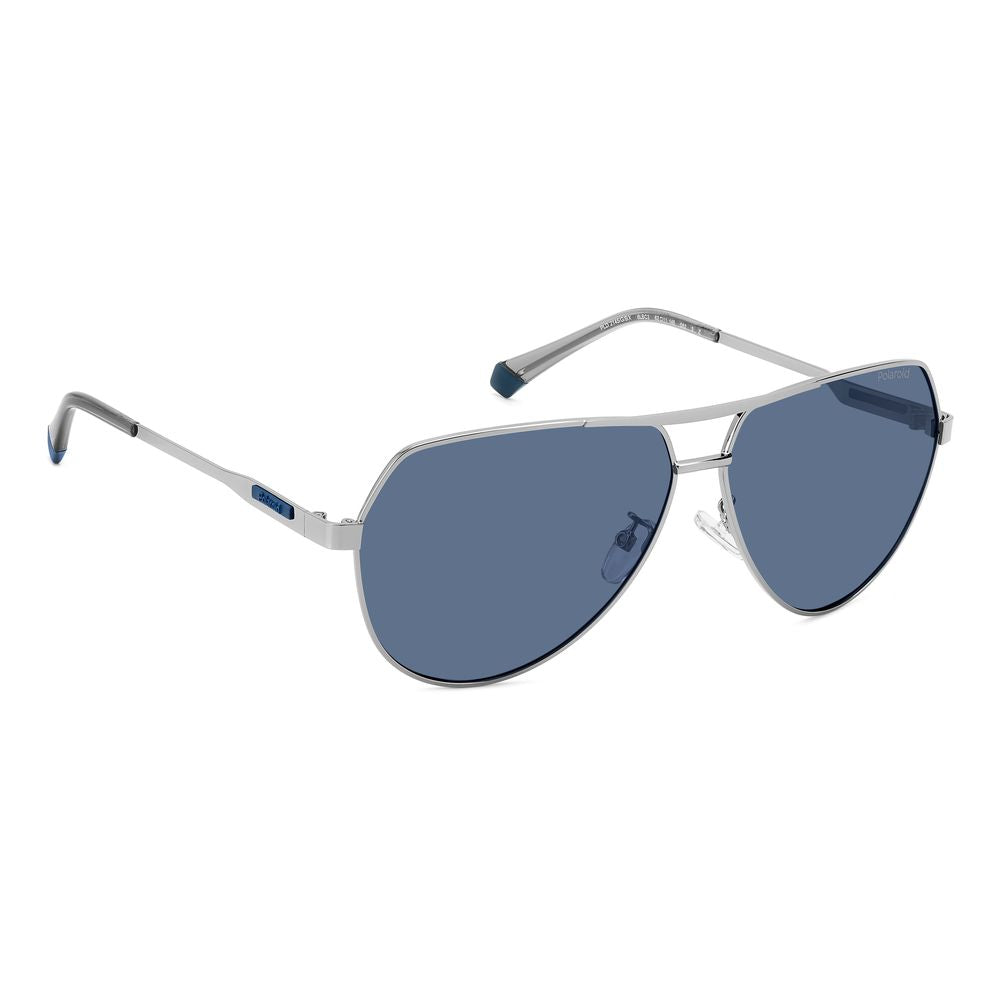 Polaroid Gray Metal Sunglasses - Effortless Luxury Accessory