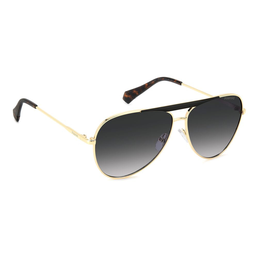 Polaroid Black Metal Sunglasses - Timeless Elegance Redefined