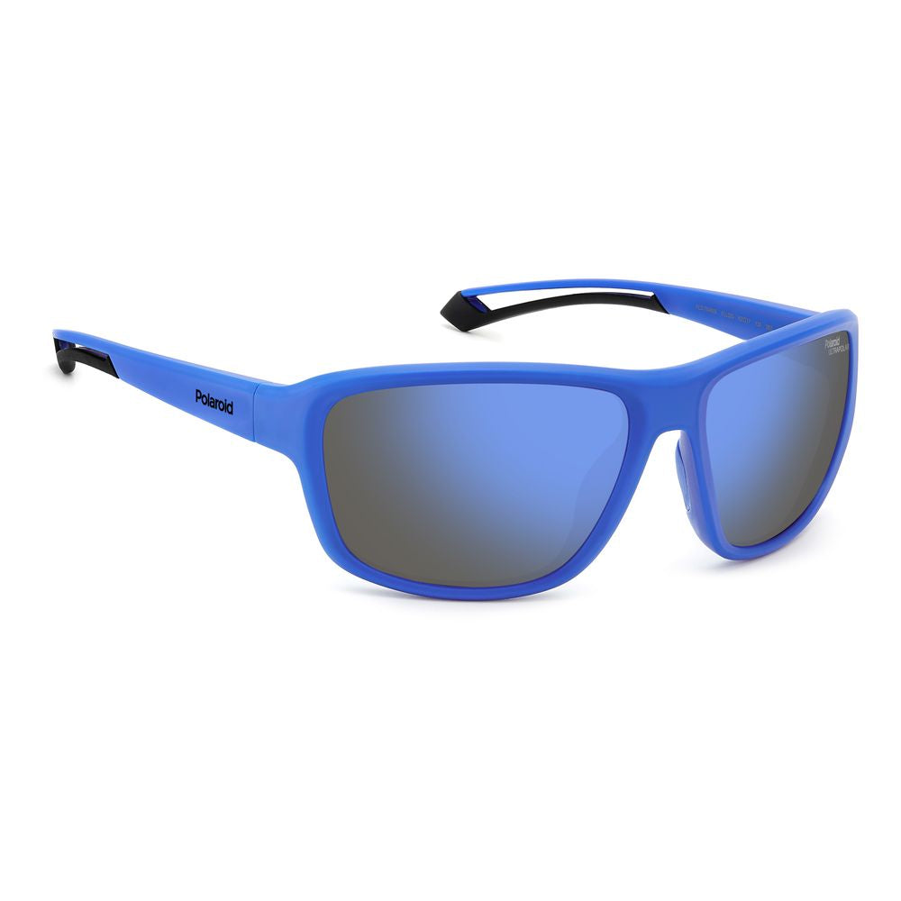 Polaroid Blue Resin Sunglasses for Timeless Elegance