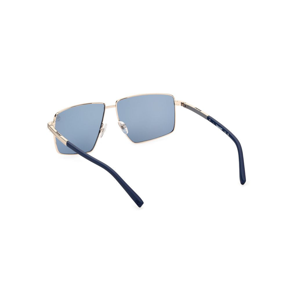 Timberland Gray Metal Sunglasses for Elevated Style