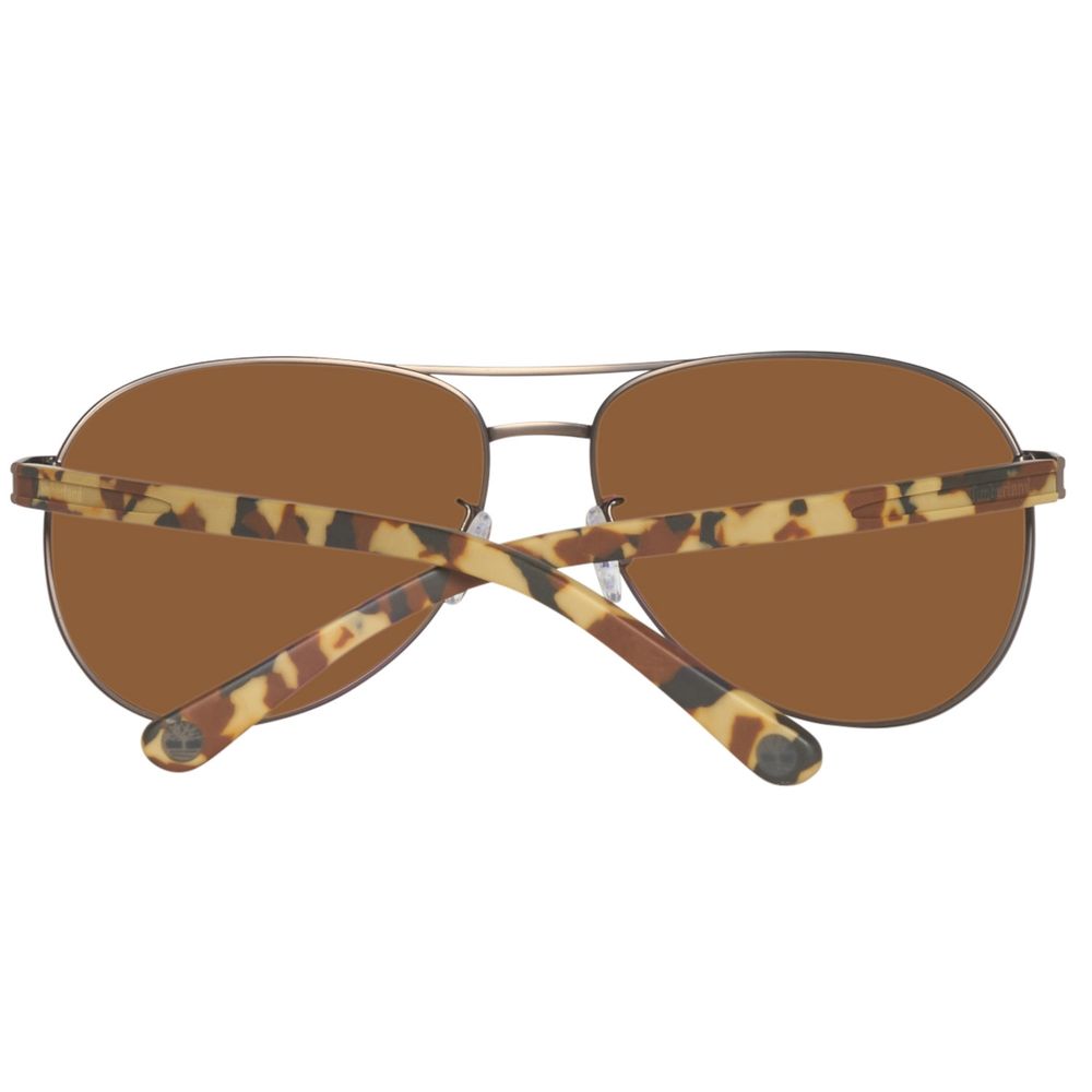 Timberland Gray Metal Sunglasses for Timeless Elegance
