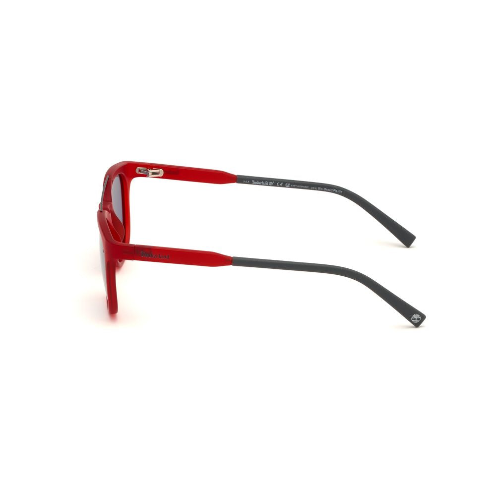 Timberland Red Injected Sunglasses for Elevated Style