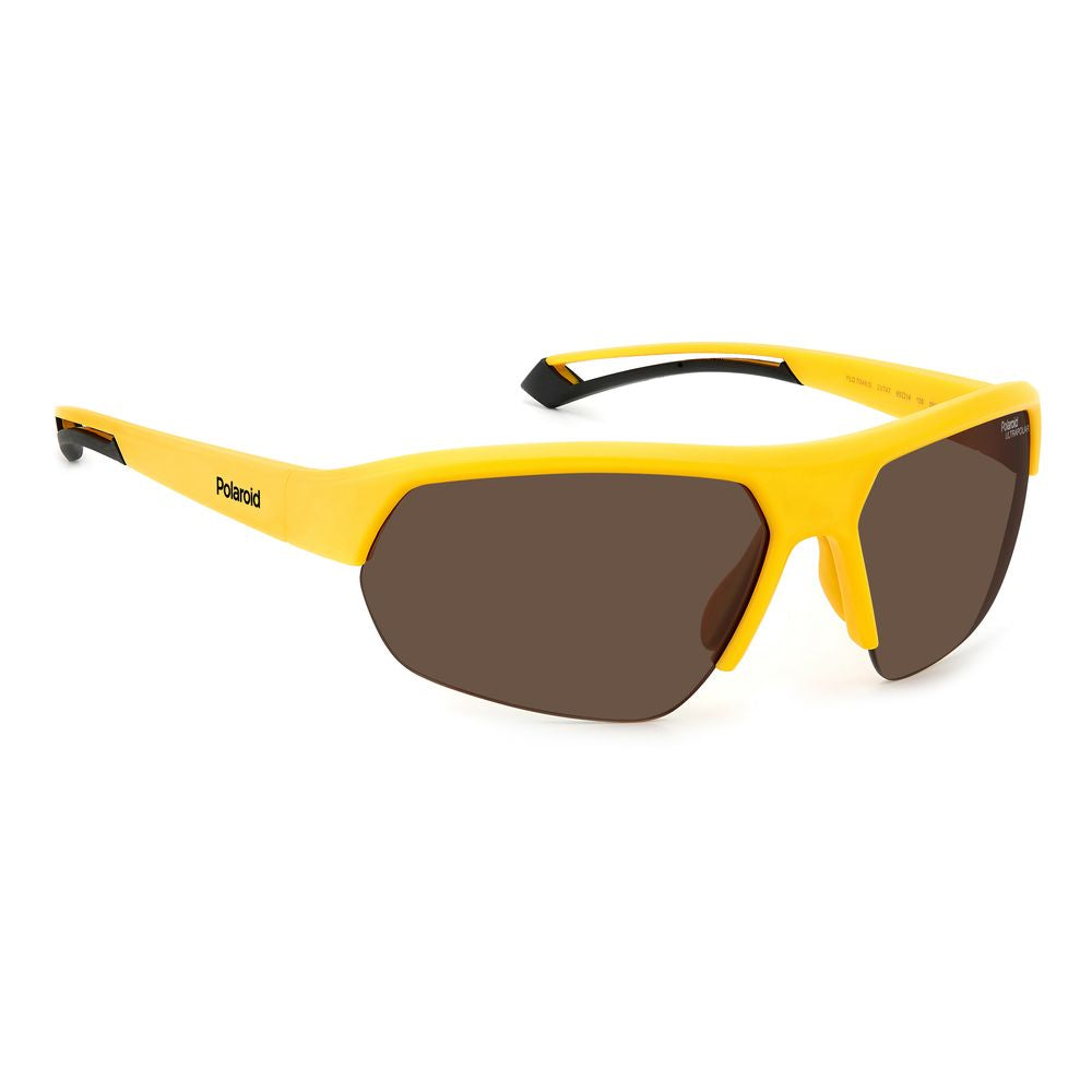 Polaroid Yellow Resin Sunglasses for Effortless Elegance