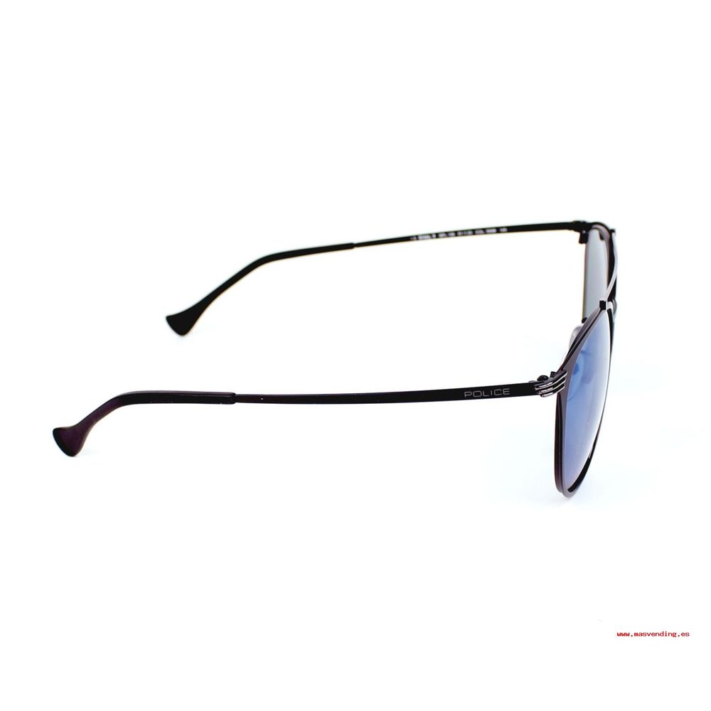 Police Black Metal Sunglasses for Timeless Elegance