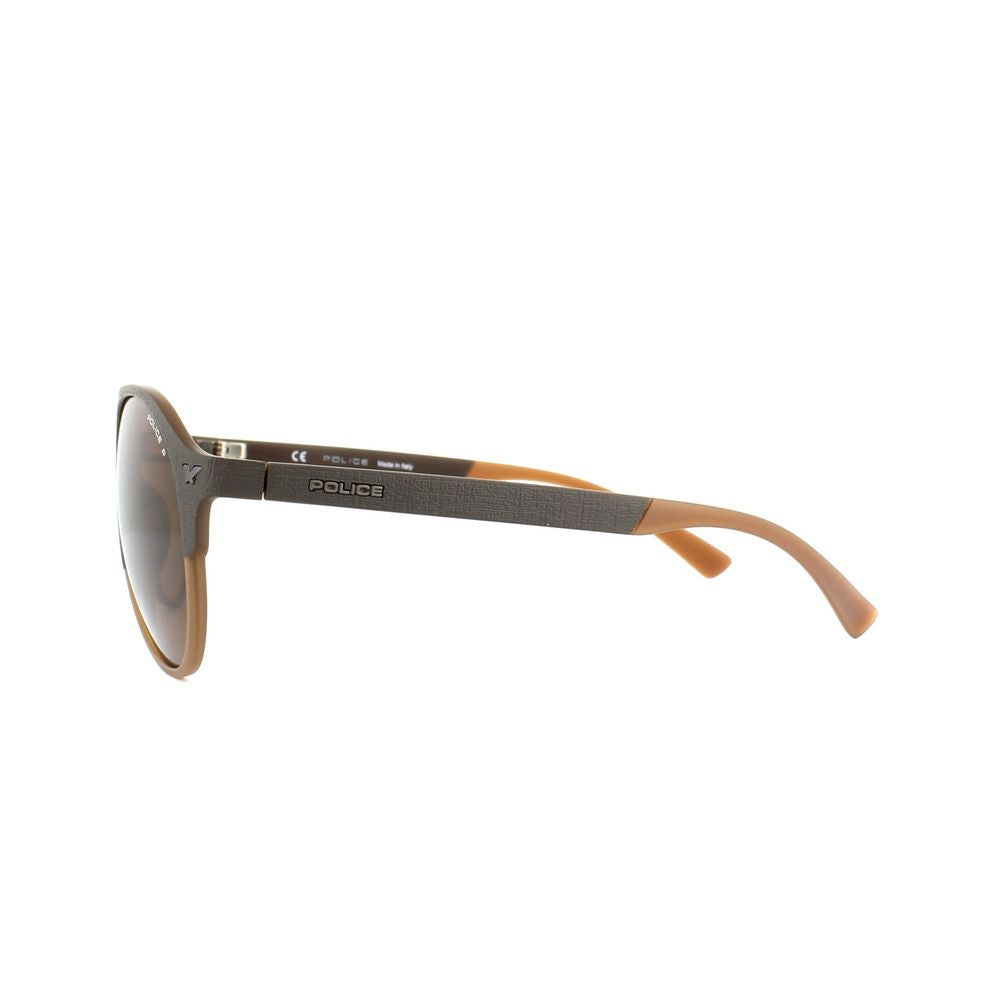 Police Brown Injected Sunglasses for Timeless Elegance