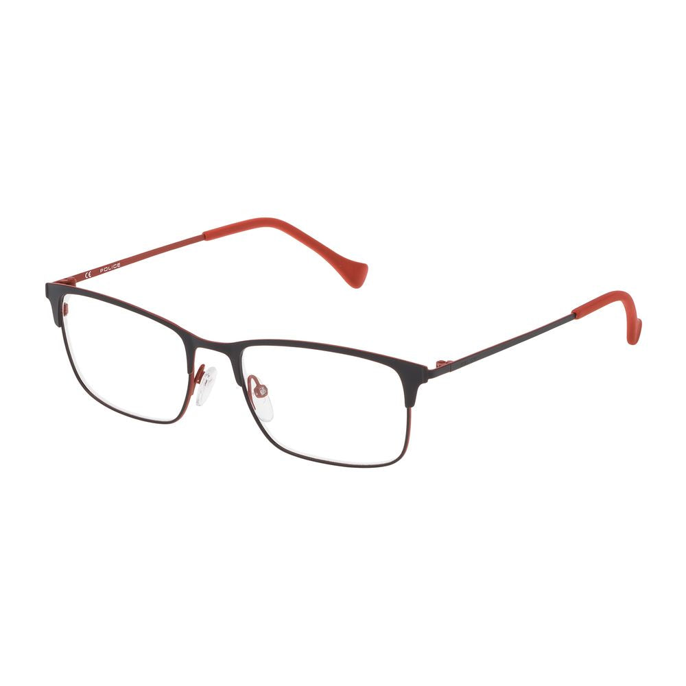 Police Gray Metal Frames - Sophisticated Eyewear Elegance
