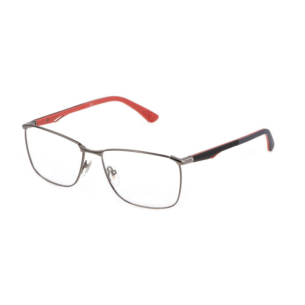 Police Gray Metal Frames for Timeless Sophistication