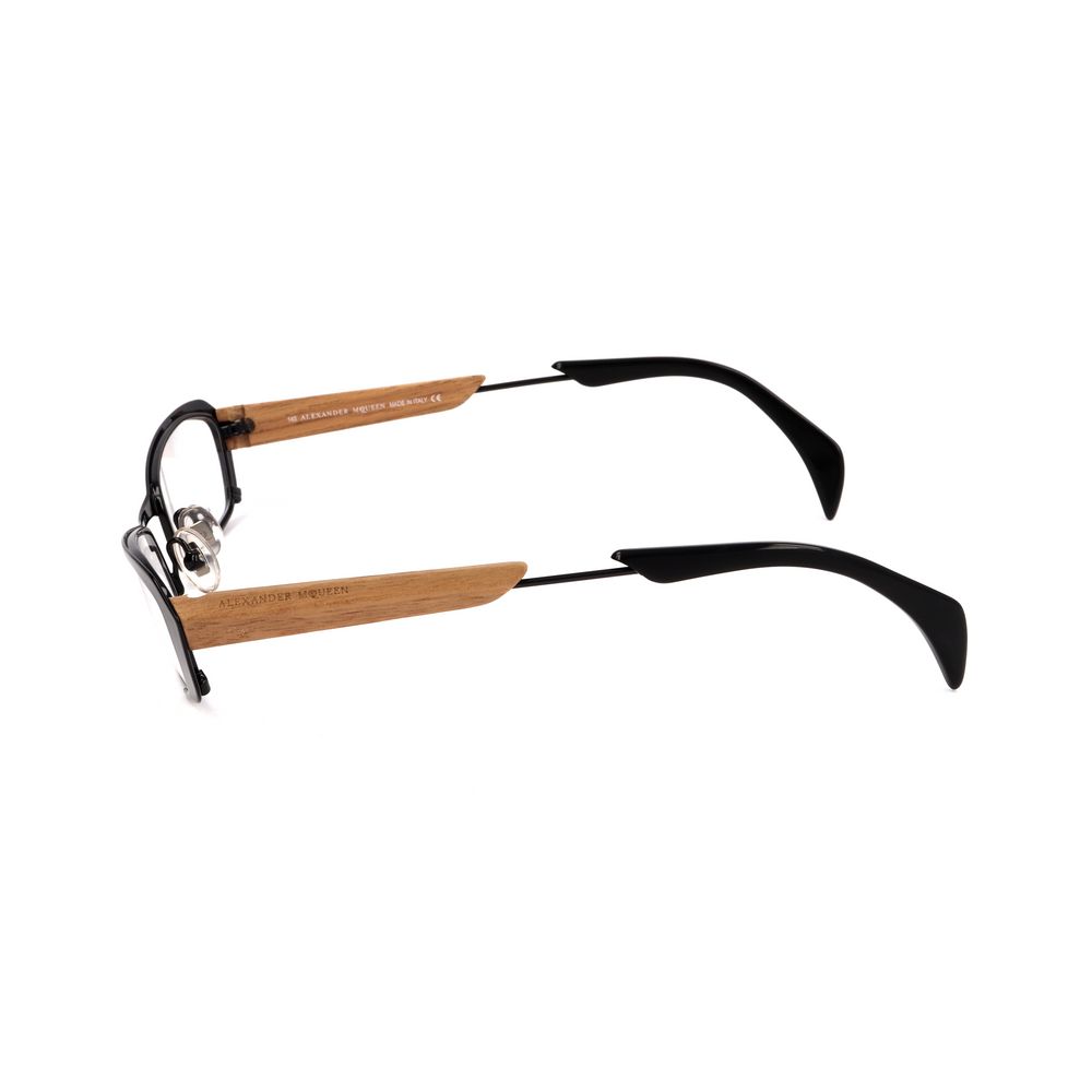 Alexander McQueen Black Metal Frames for Timeless Elegance