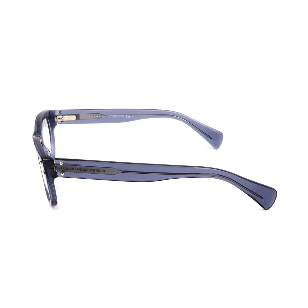 Alexander McQueen Blue Acetate Frames for Timeless Elegance