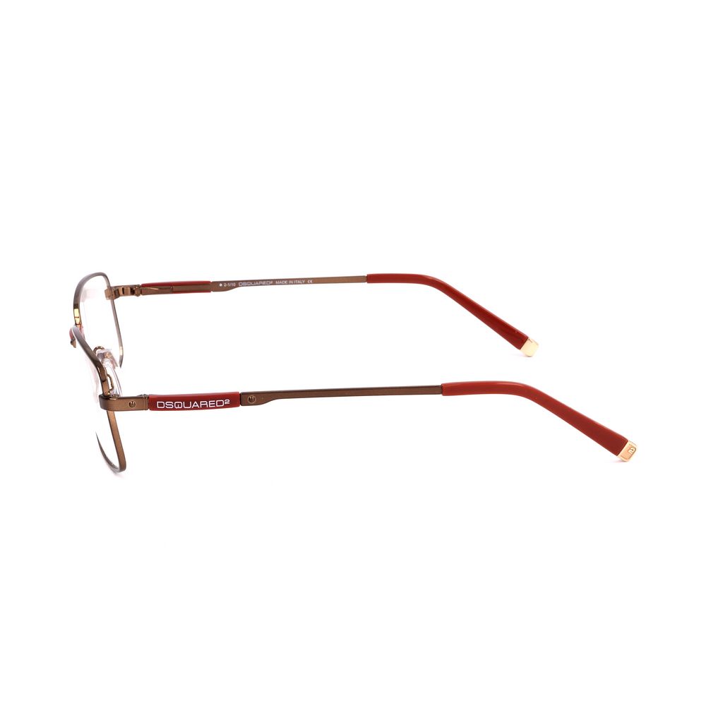 Dsquared² Brown Metal Frames - Timeless Elegance Redefined