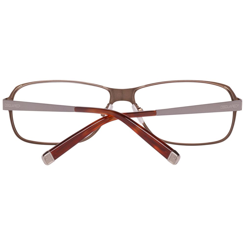 Dsquared² Gray Metal Frames for Contemporary Elegance