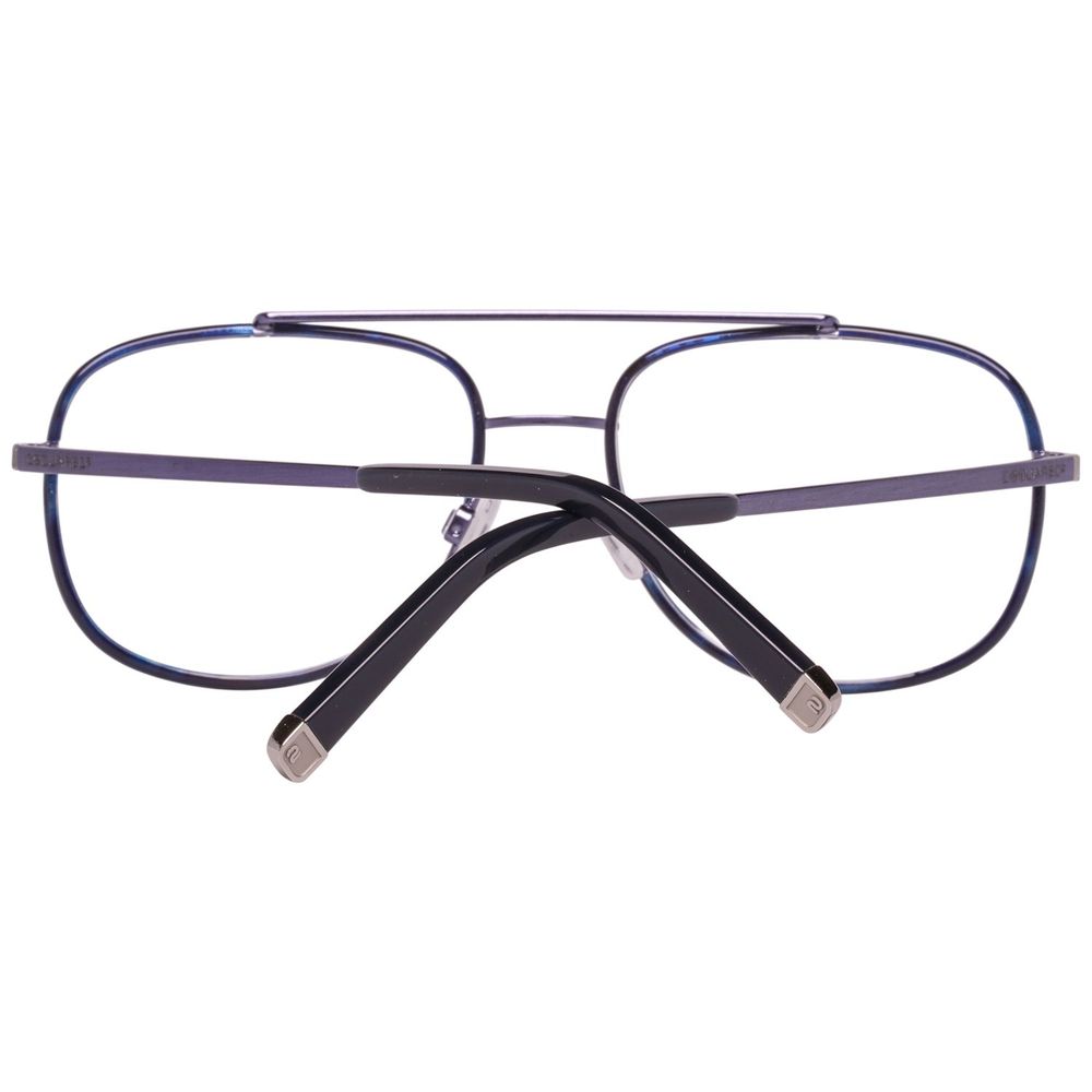Dsquared² Blue Metal Frames for Elevated Eyewear Elegance