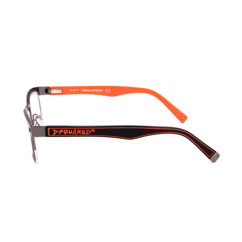 Dsquared² Gray Metal And Plastic Frames for Elevated Style