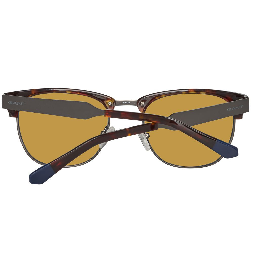 Gant Brown Acetate Sunglasses for Timeless Elegance