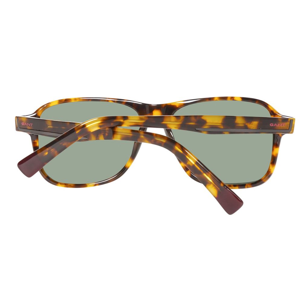 Gant Brown Acetate Sunglasses for Timeless Elegance
