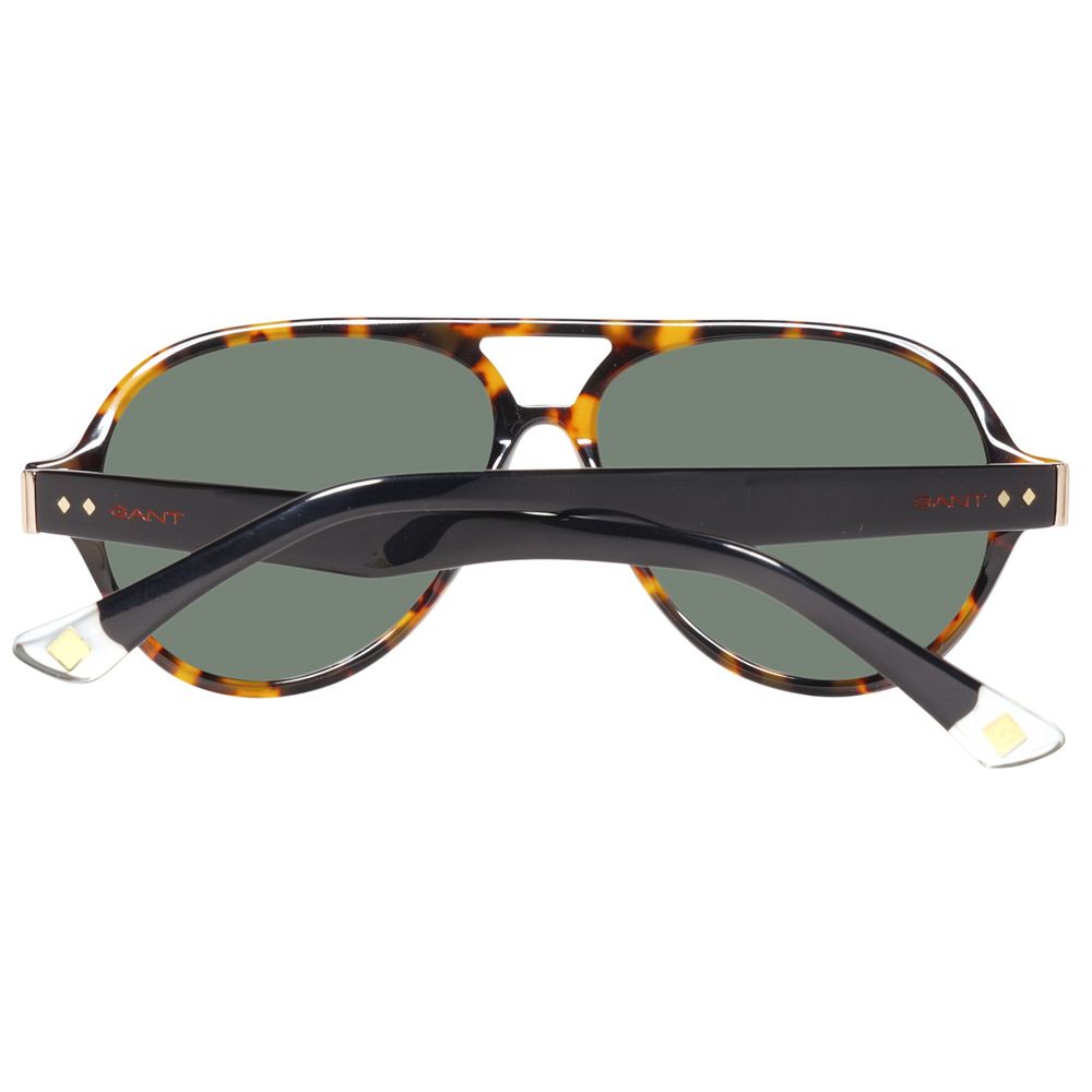 Gant Brown Acetate Sunglasses for Timeless Elegance