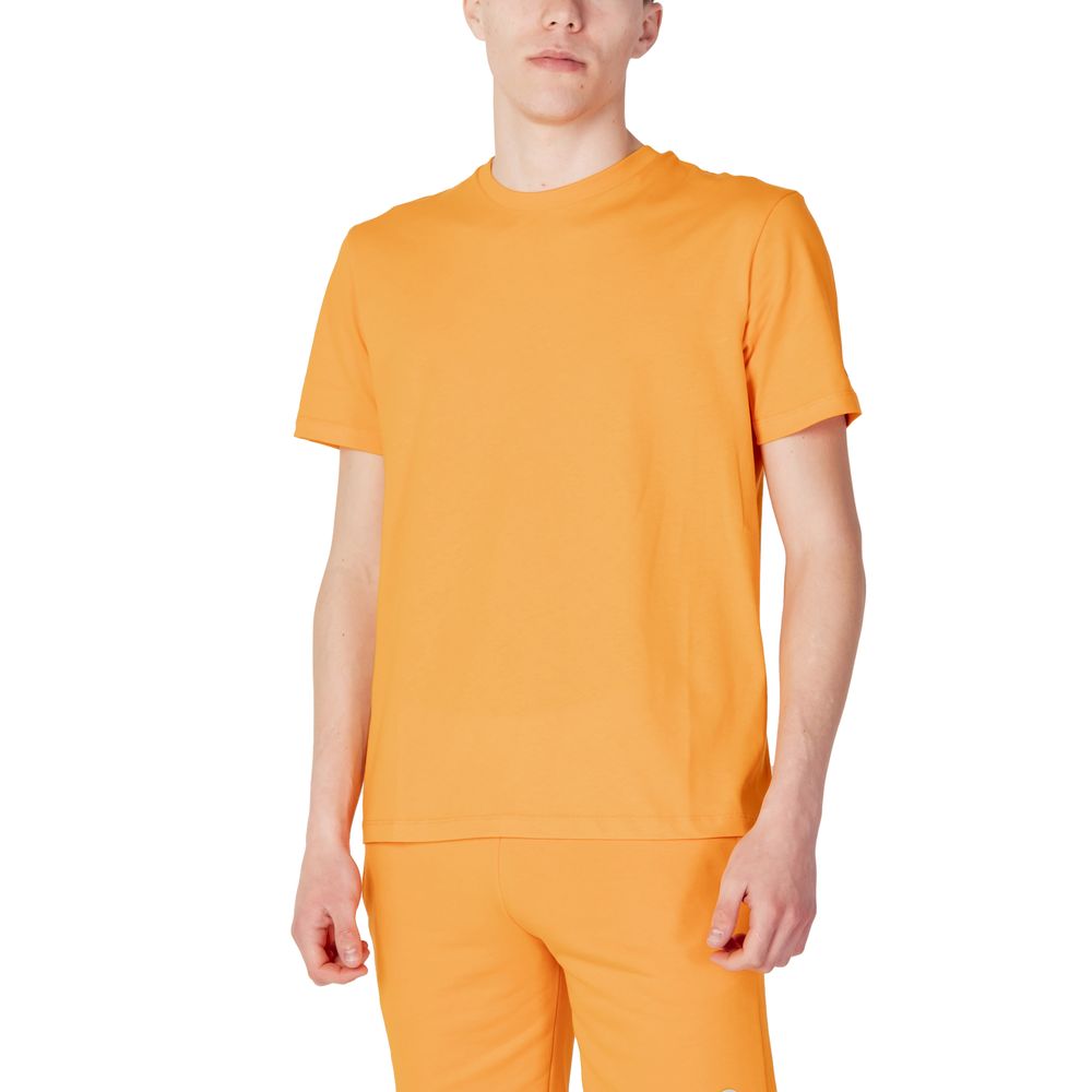 Suns Orange Cotton T-Shirt - Effortless Luxury Staple