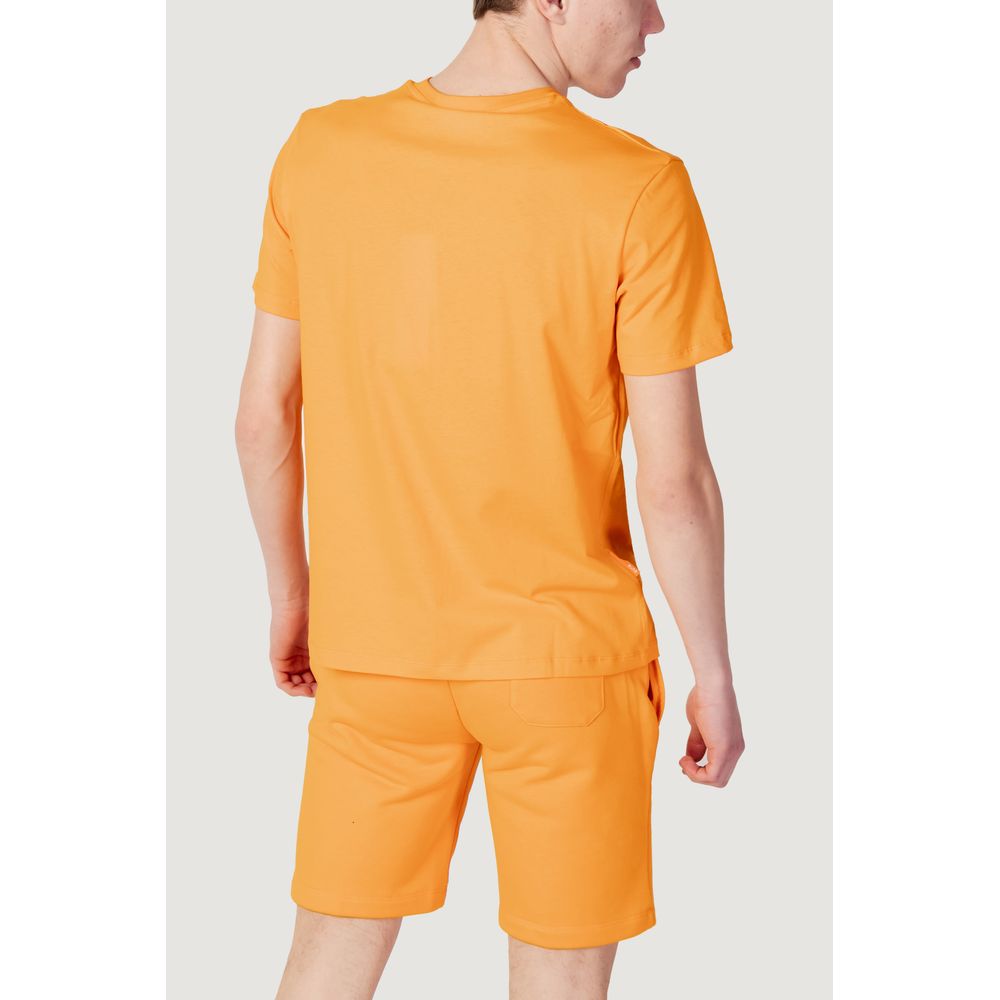 Suns Orange Cotton T-Shirt - Effortless Luxury Staple