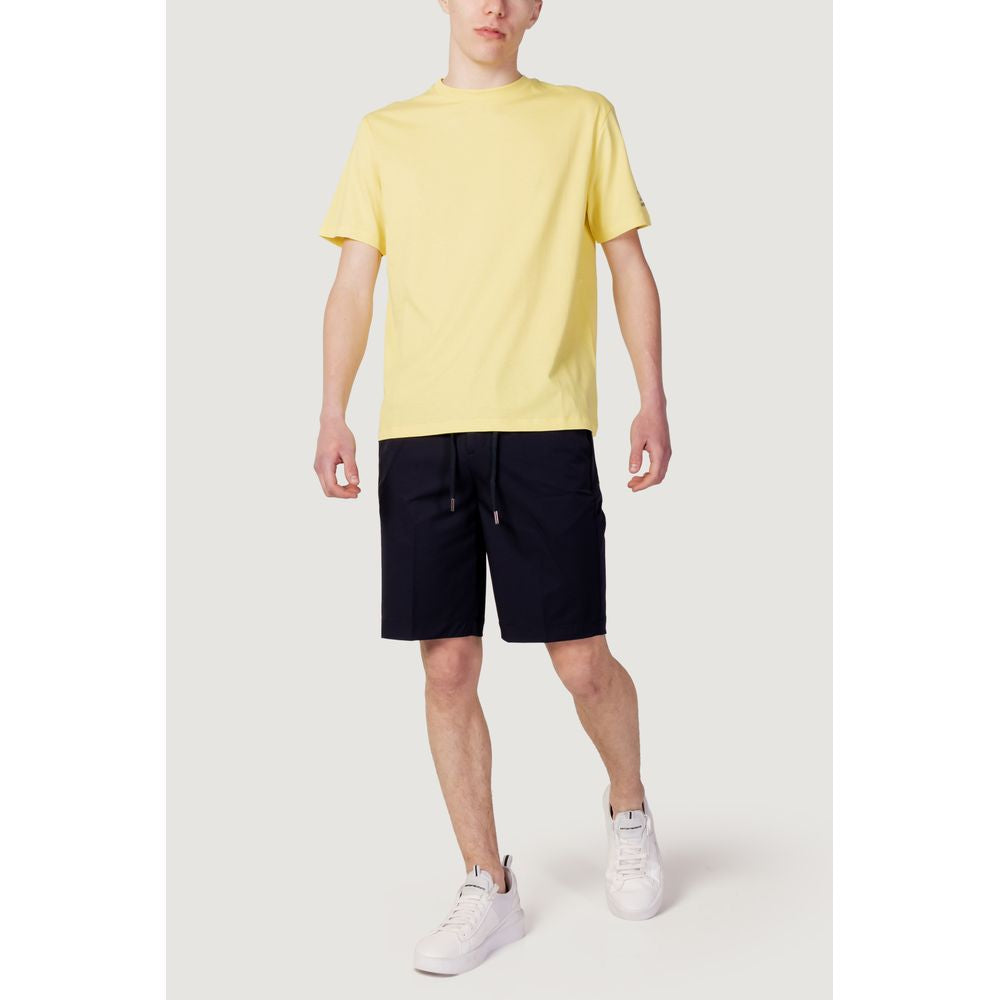 Suns Yellow Cotton T-Shirt for Timeless Sophistication