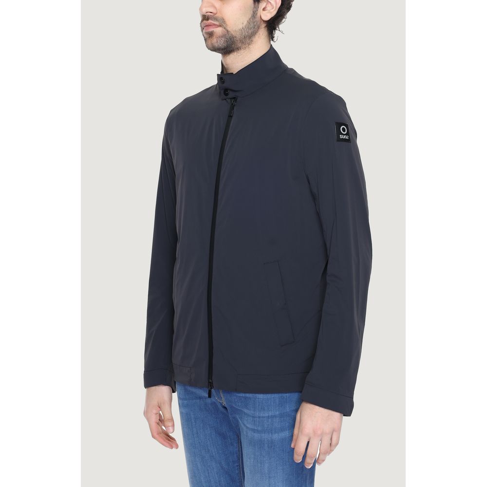 Suns Black Nylon Jacket - Timeless Elegance Redefined