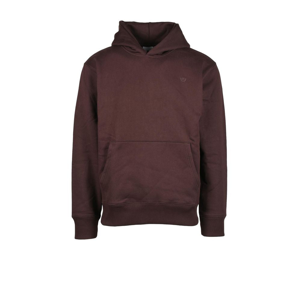 Adidas Brown Cotton Sweater for Timeless Sophistication