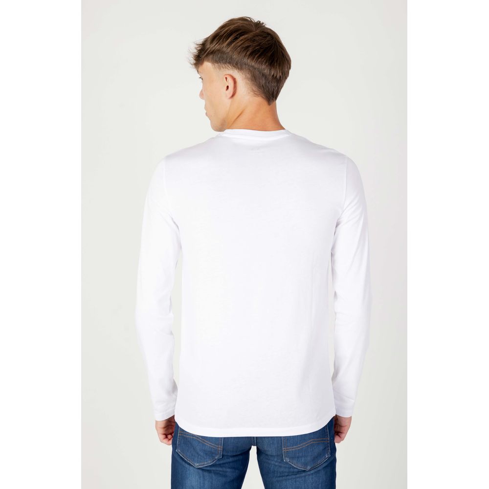 Armani Exchange White Cotton Shirt for Effortless Elegance
