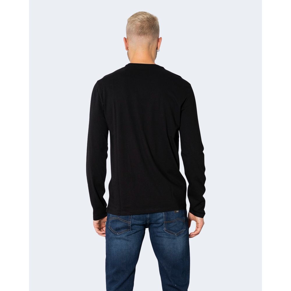 Armani Exchange Black Cotton Shirt for Effortless Elegance