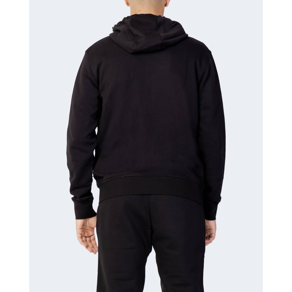 Armani Exchange Black Cotton Sweater for Effortless Style