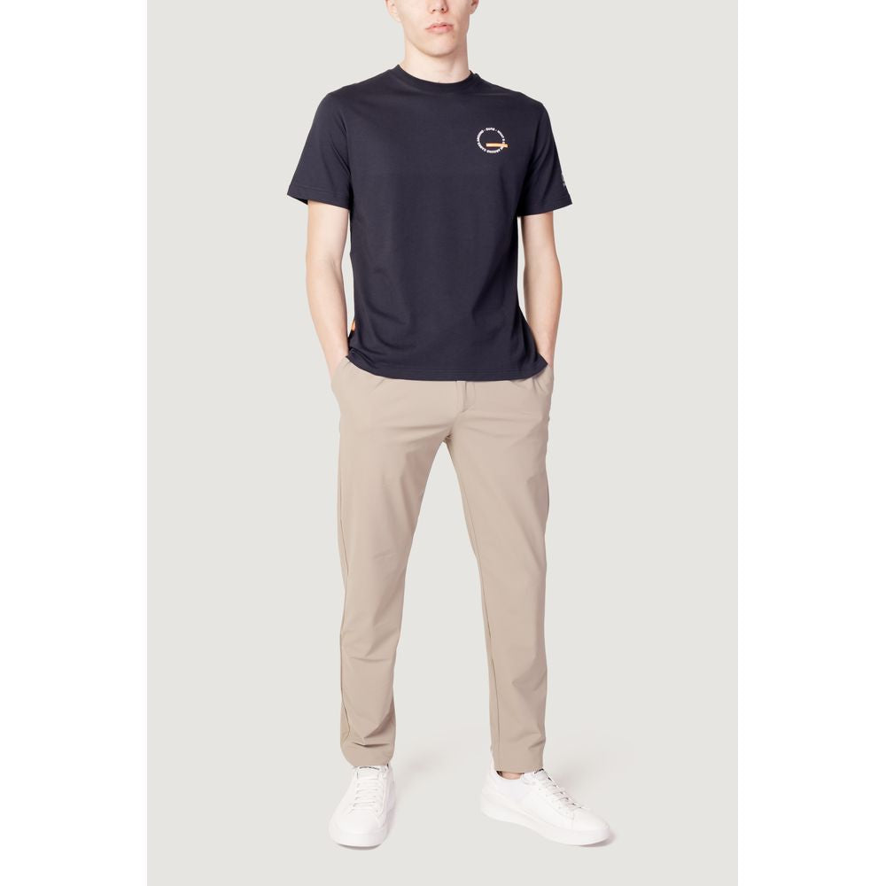 Suns Blue Cotton T-Shirt - Effortless Luxury in Style
