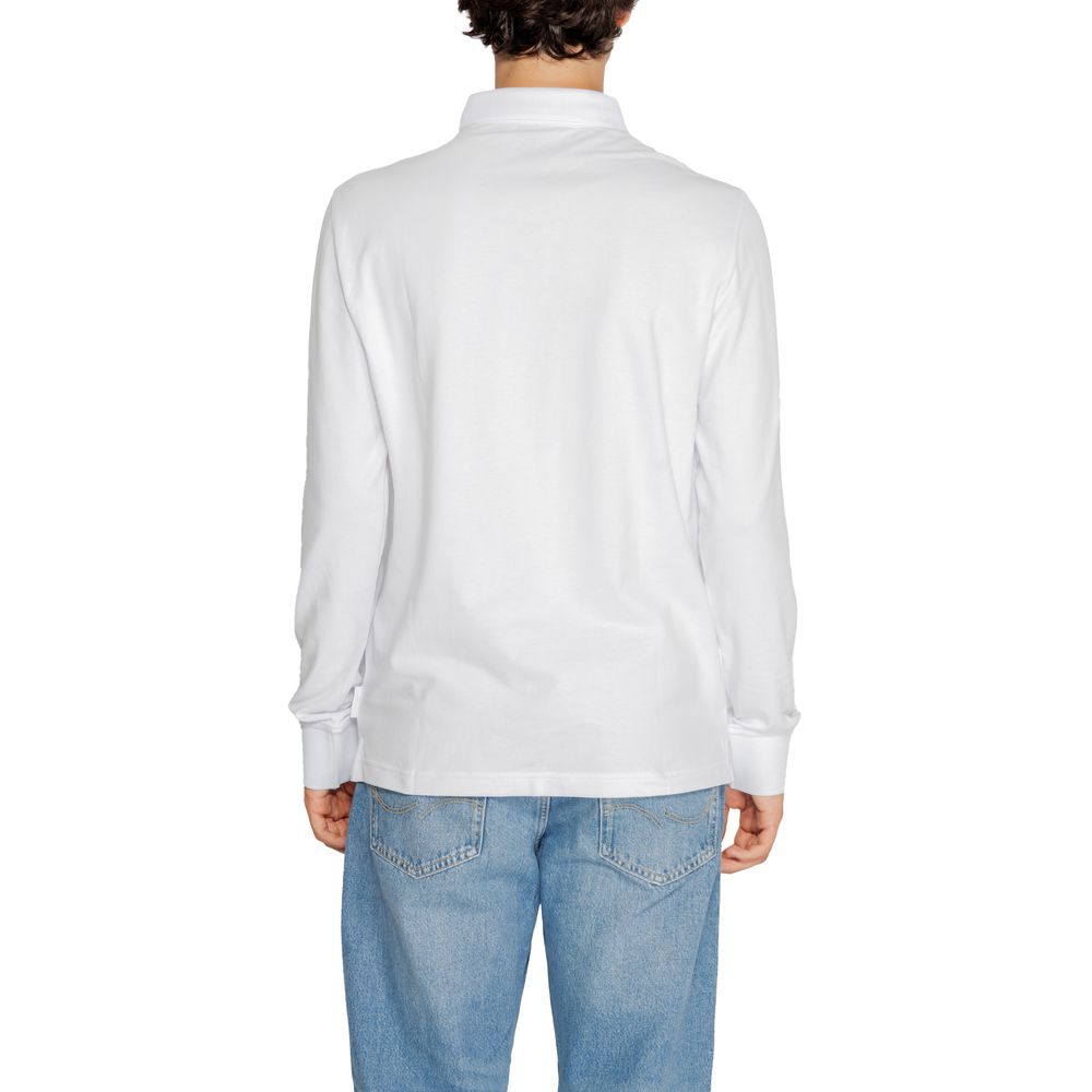 Armani Exchange White Cotton T-Shirt for Effortless Elegance