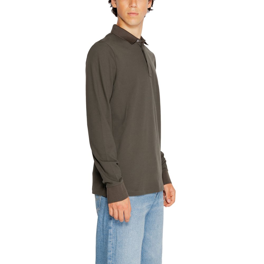 Armani Exchange Green Cotton T-Shirt for Effortless Elegance
