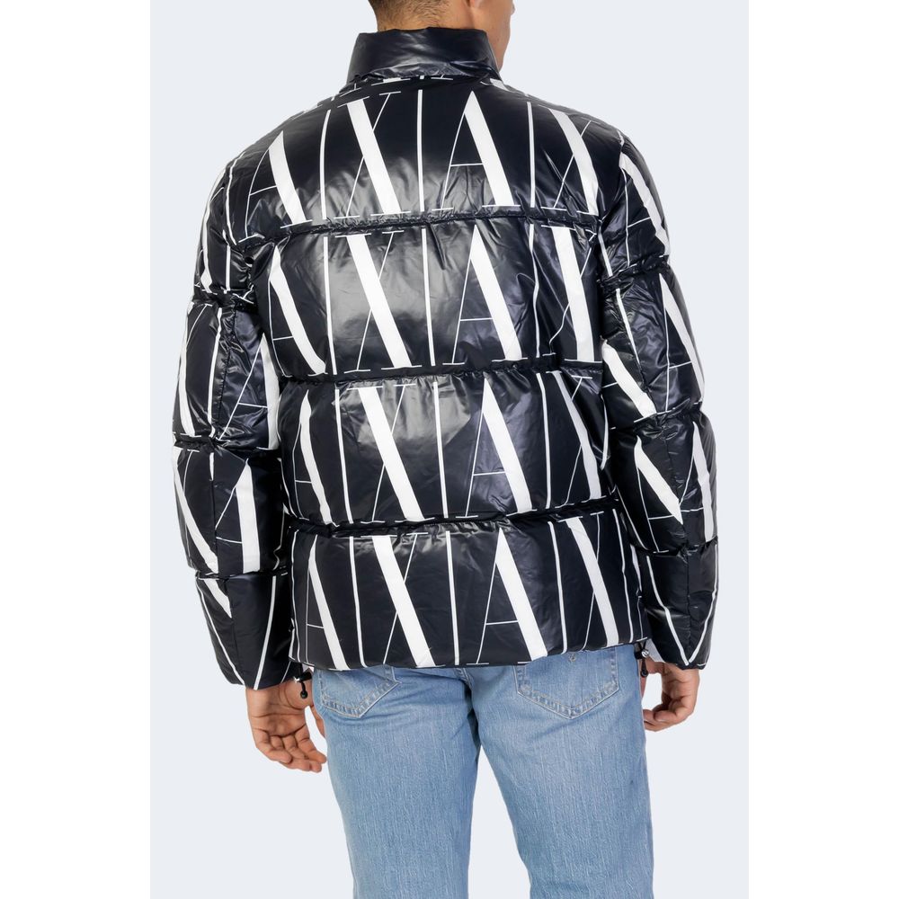 Armani Exchange Black Wool Jacket for Sophisticated Style