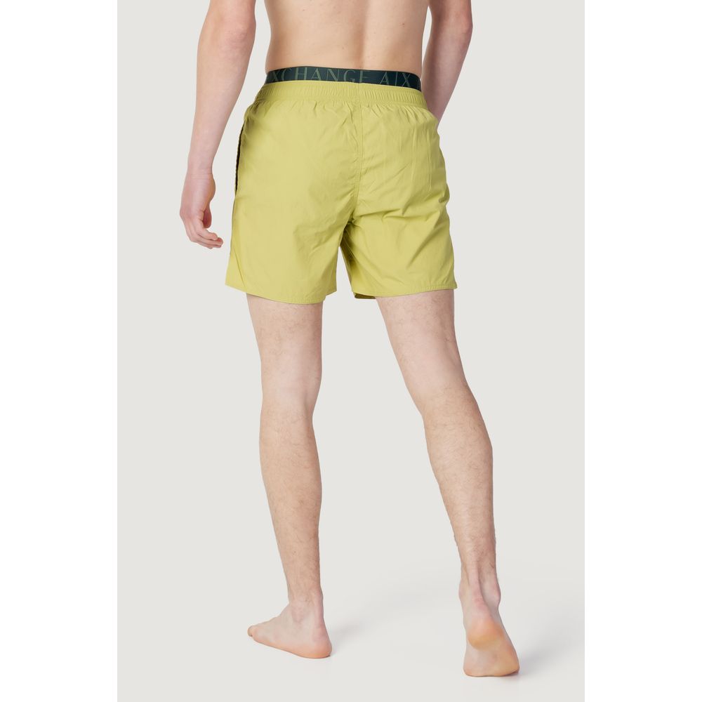 Armani Exchange Green Swimwear for Sophisticated Style