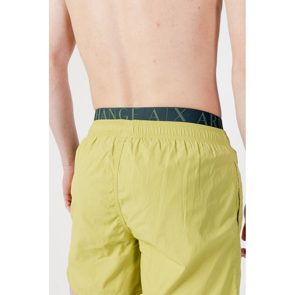 Armani Exchange Green Swimwear for Sophisticated Style