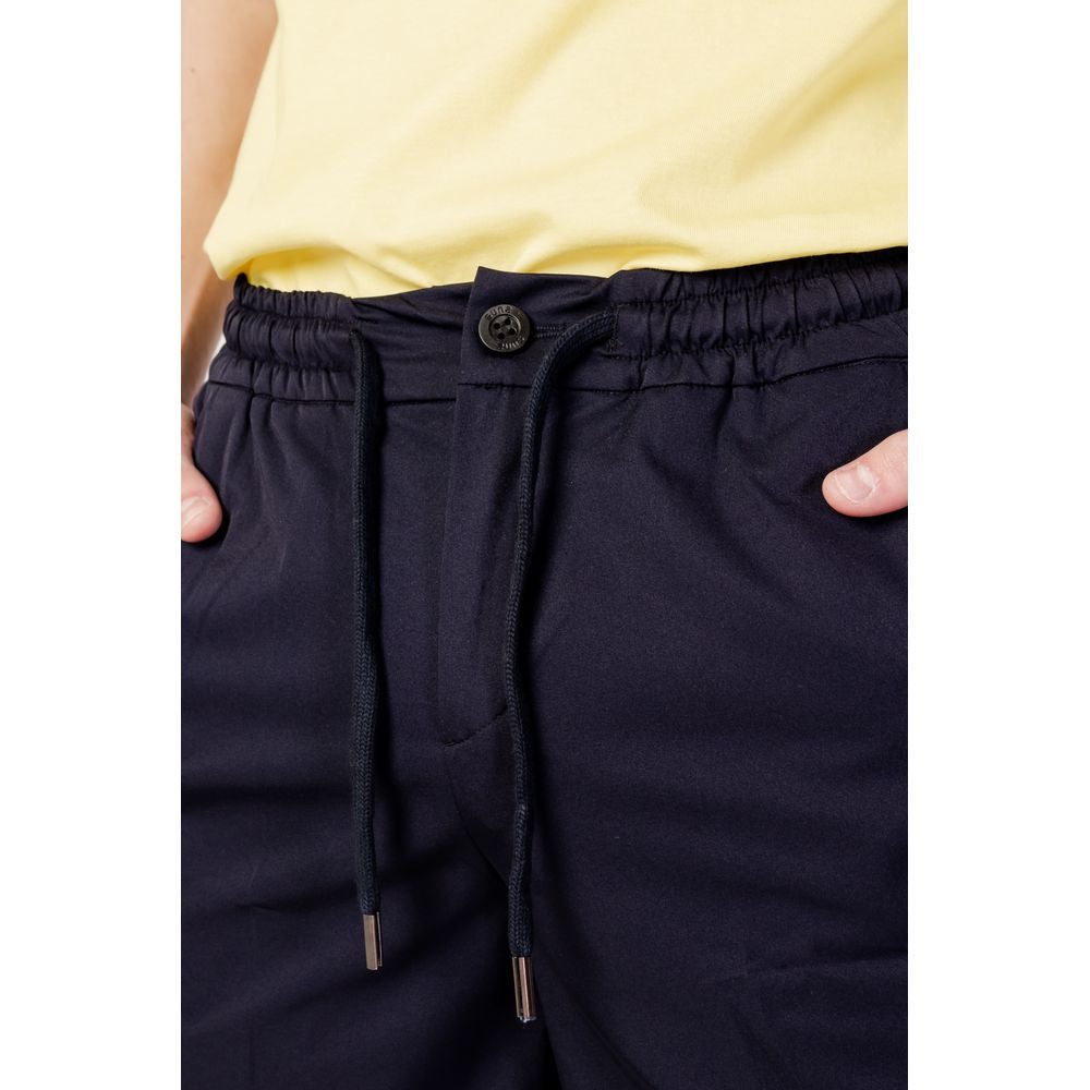 Suns Blue Nylon Short: Elegant Luxe for Effortless Style