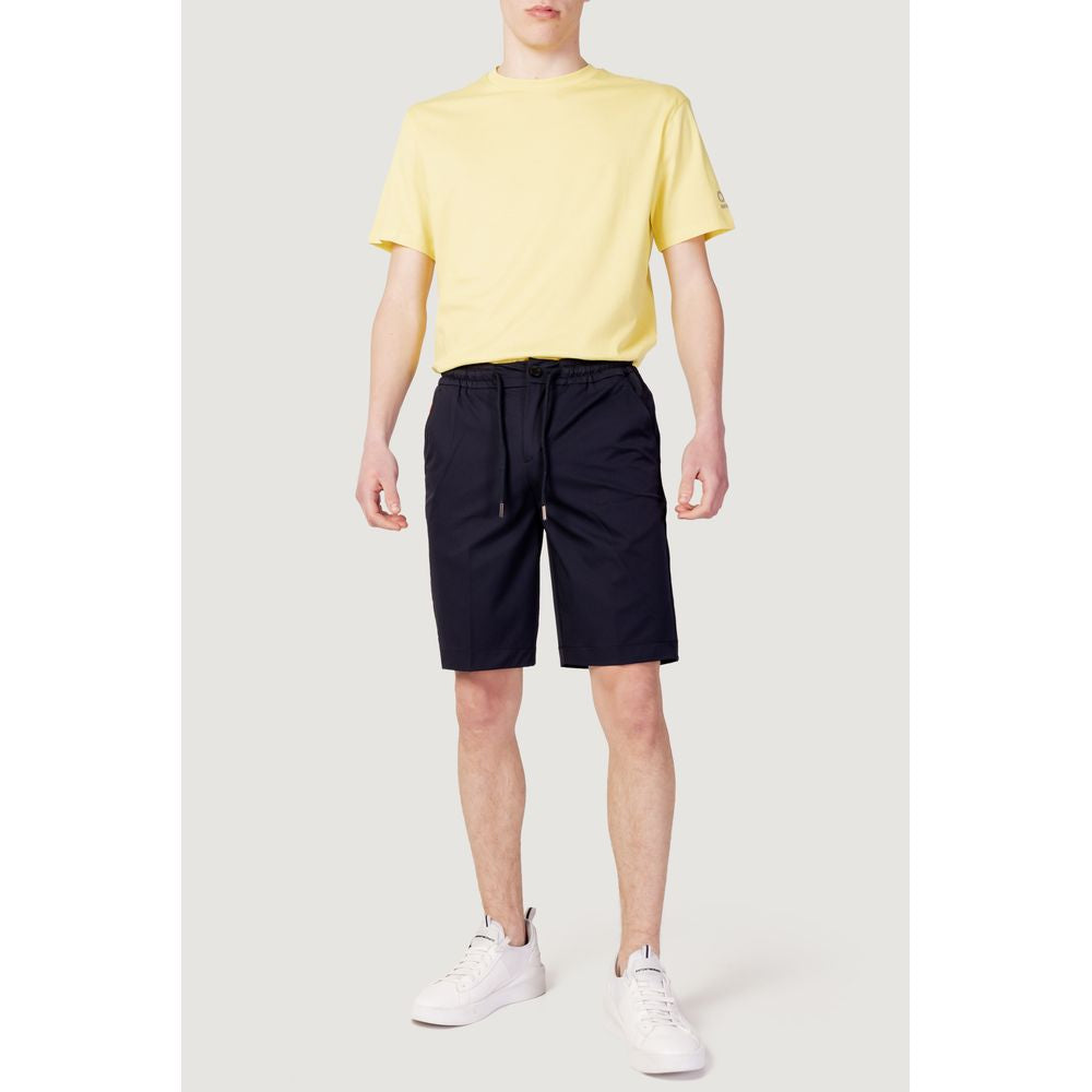 Suns Blue Nylon Short: Elegant Luxe for Effortless Style