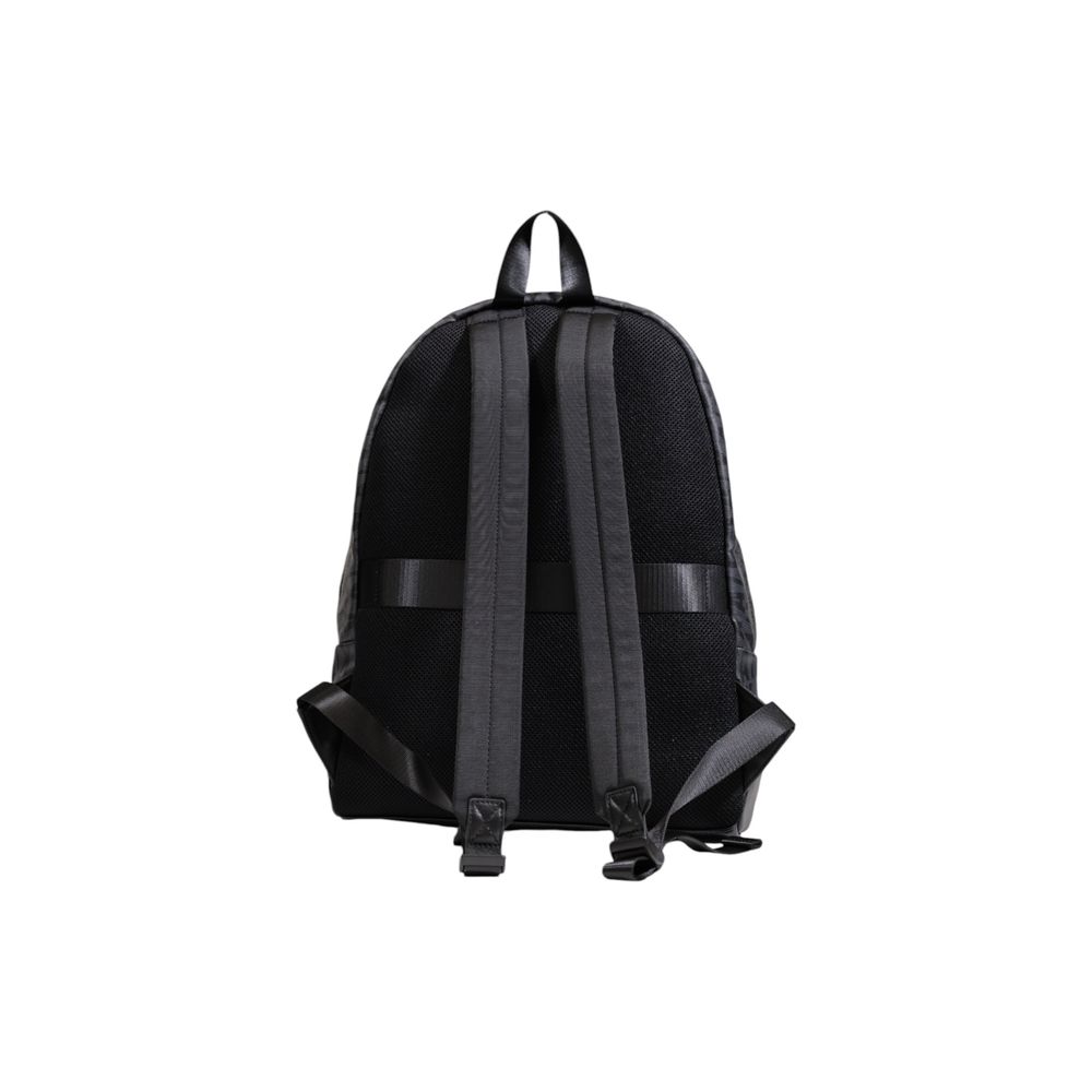 Armani Exchange Black Polyethylene Backpack - Elevated Luxury