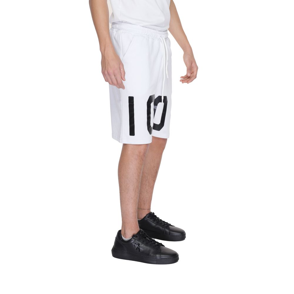 Icon White Cotton Short - Effortless Sophistication Redefined