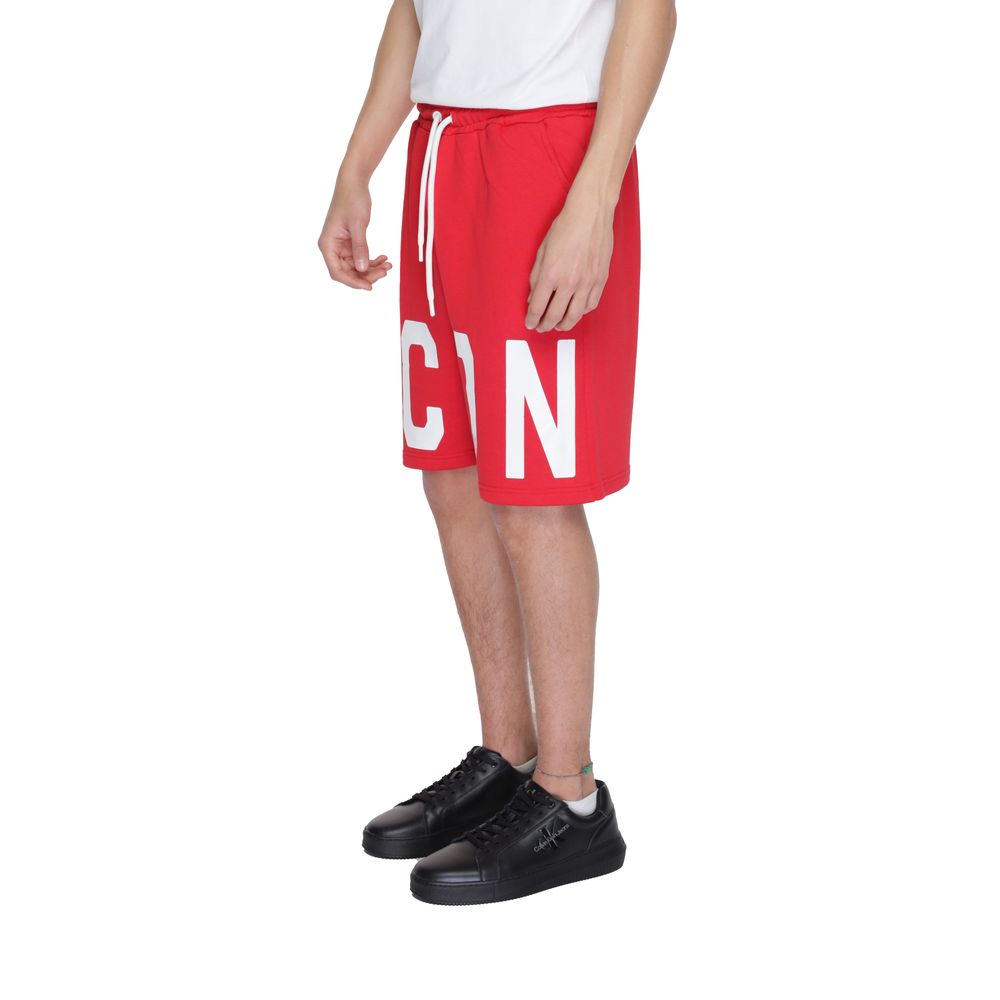 Icon Red Cotton Short - Effortless Elegance Redefined