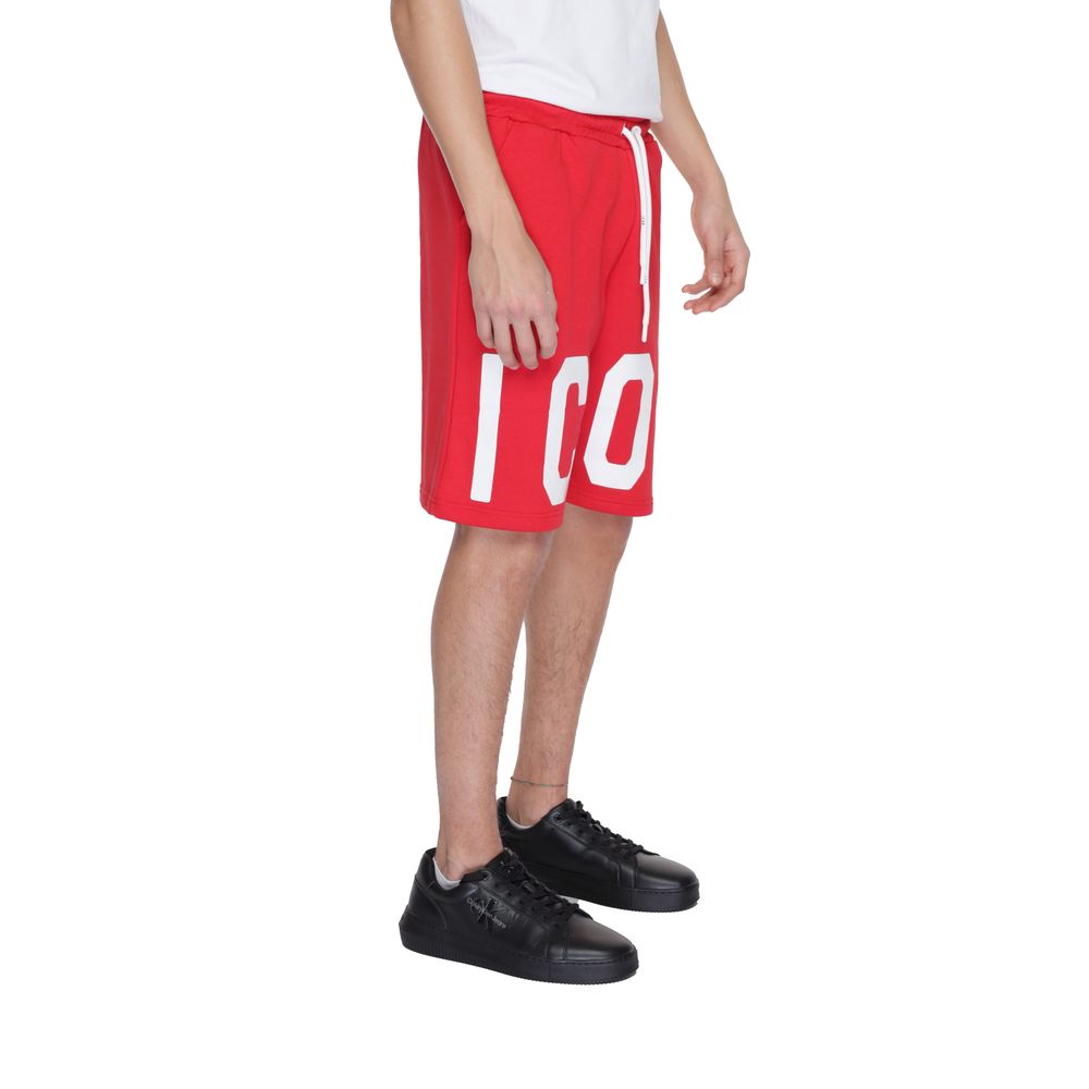 Icon Red Cotton Short - Effortless Elegance Redefined