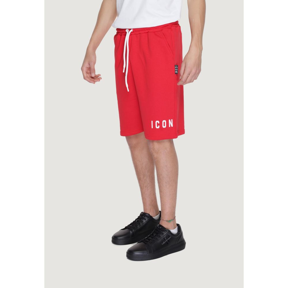 Icon Red Cotton Short - Effortless Elegance Redefined