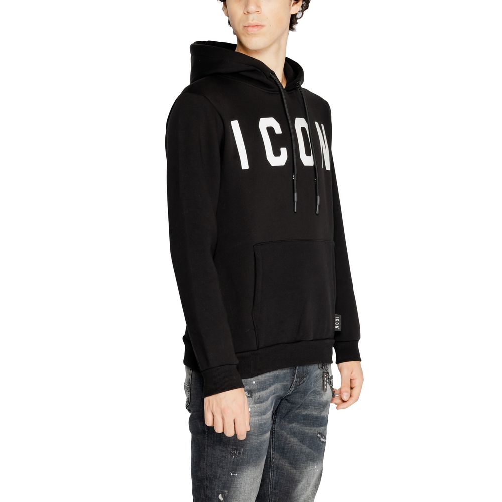 Icon Black And White Cotton Sweater for Elevated Style
