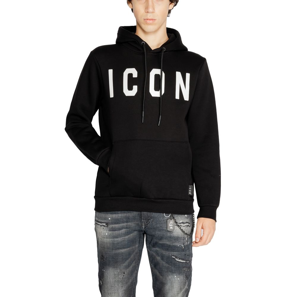 Icon Black And White Cotton Sweater for Elevated Style