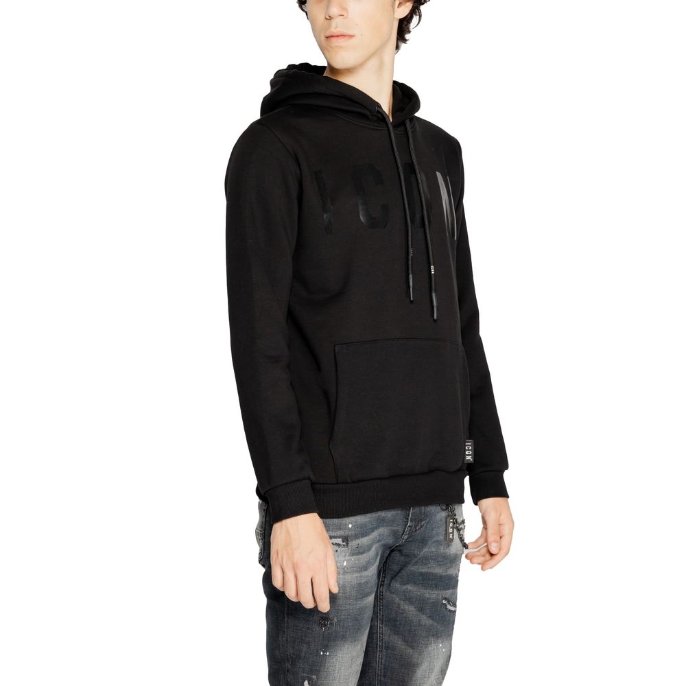 Icon Black Cotton Sweater for Effortless Luxury Style